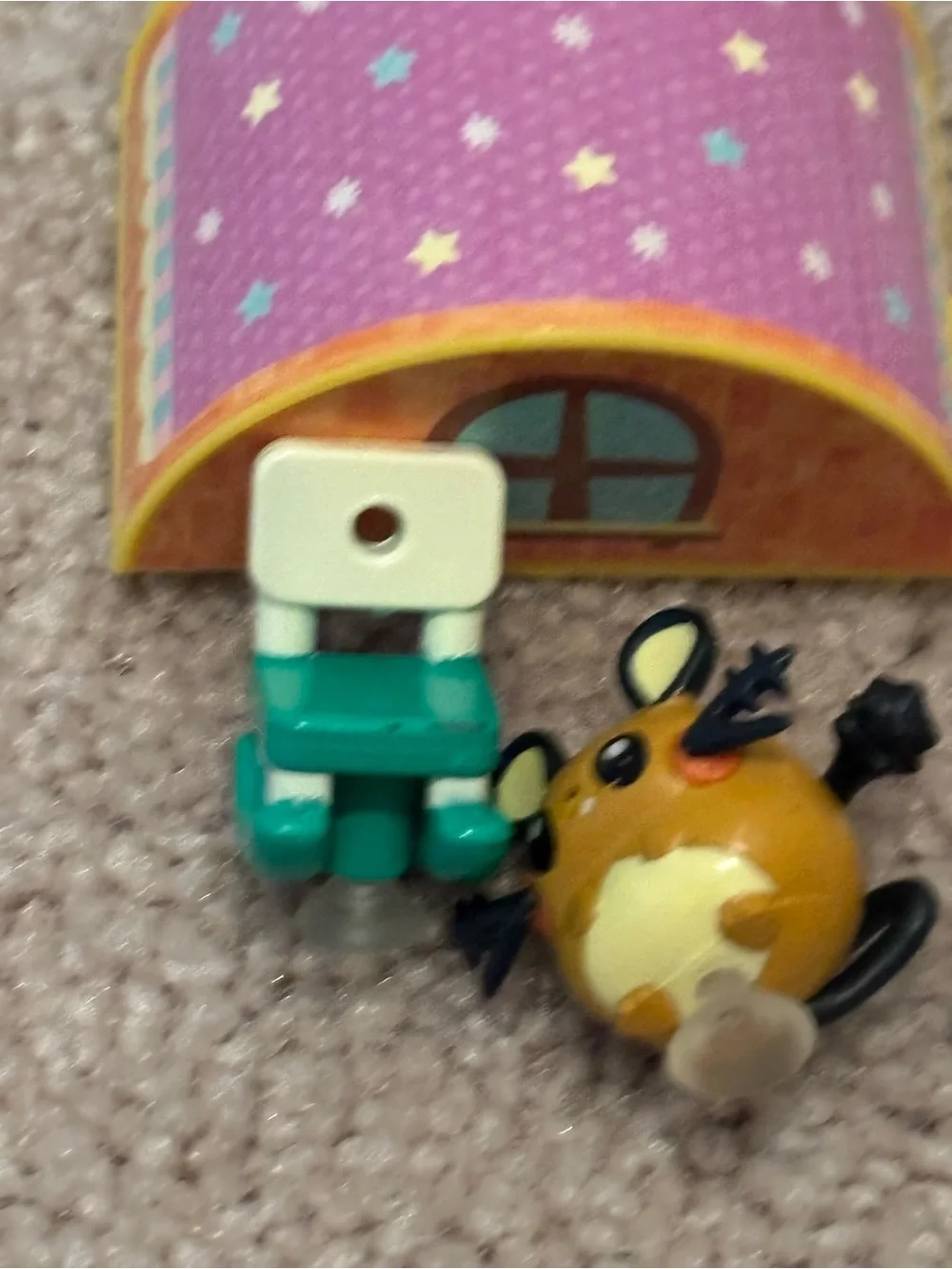 Pokemon Tomy Petite Pals Dedenne Mini Figure Pack Collection Toy